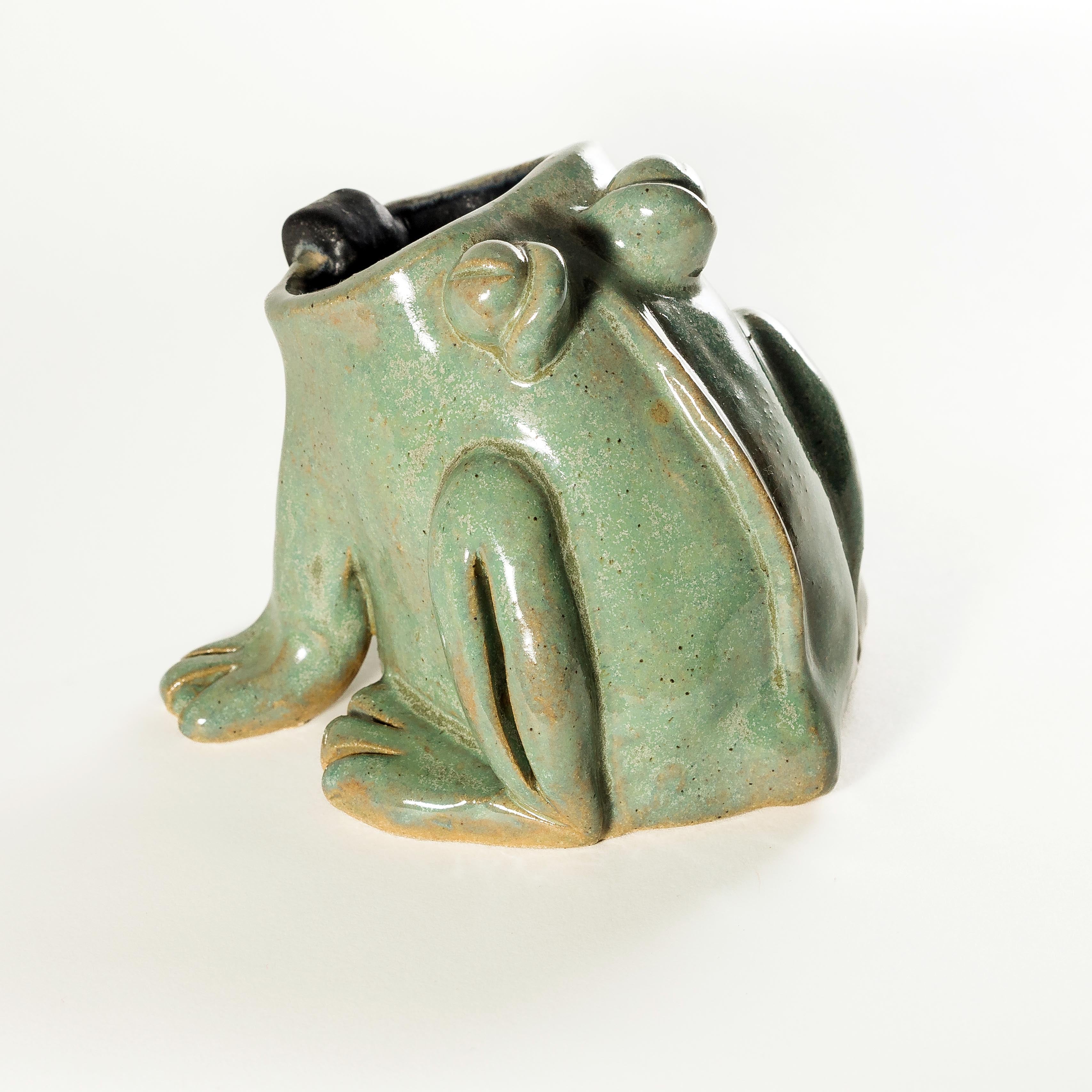 Grenouille porte-crayon