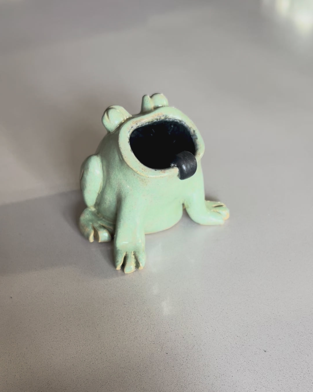 Grenouille porte-crayon